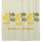 Tropenschule Duschvorhang (Vorderseite)