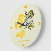 Tropenschule Große Wanduhr (Winkel)