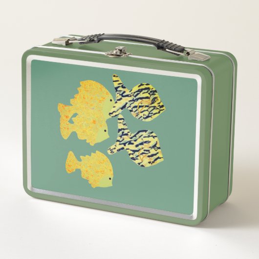 Tropenschule Metall Brotdose (Vorderseite)