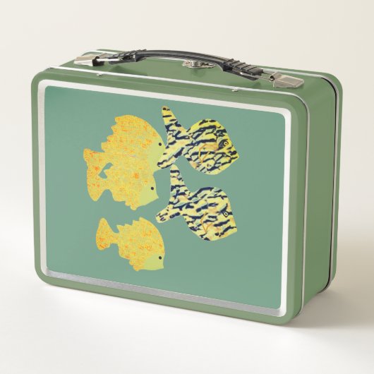 Tropenschule Metall Brotdose (Rückseite)