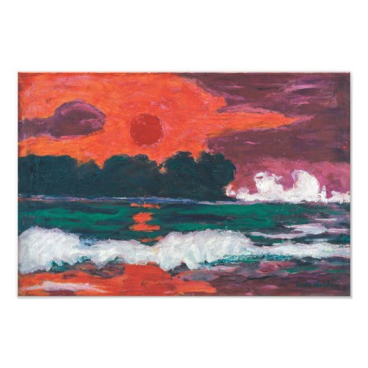Tropensonne | Emil Nolde | Fotodruck (Vorne)