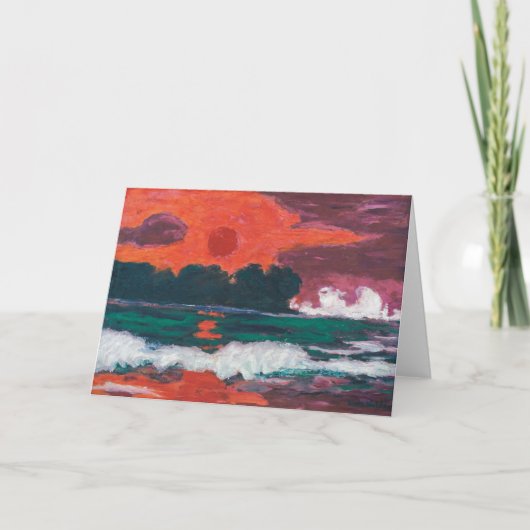 Tropensonne | Emil Nolde | Karte (Vorderseite)