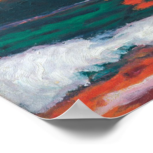 Tropensonne | Emil Nolde | Poster (Ecke)