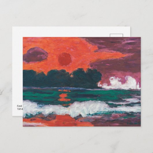 Tropensonne | Emil Nolde | Postkarte (Vorne/Hinten)