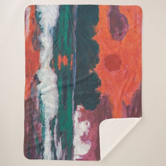 Tropensonne | Emil Nolde | Sherpadecke (Vorderseite)