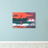 Tropensonne | Emil Nolde | Stretched Canvas Print Leinwanddruck (Insitu (Holzboden))