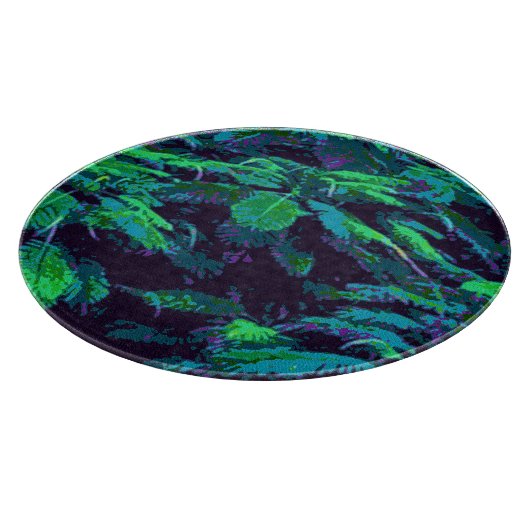 Tropenstoff Schneidebrett (Ecke)