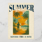 Tropensturm Folieneinladung (Rückseite)