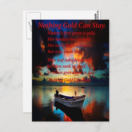 Tropensturm Postkarte (Vorne/Hinten)