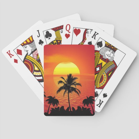 TROPENSUNSET Spielkarten (Rückseite)