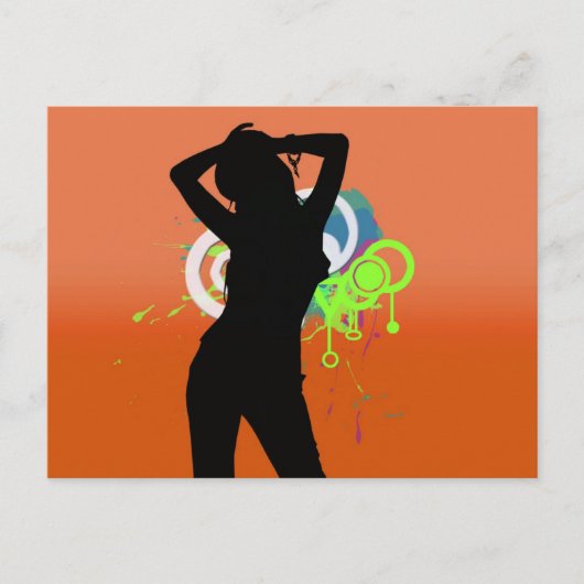 Tropentänzerin Postkarte (Vorderseite)