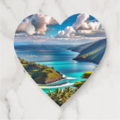 Tropenvibes Geschenkanhänger (Vorderseite)