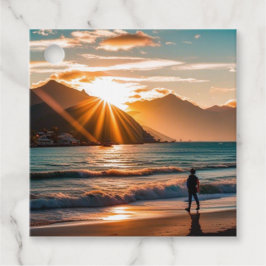 Tropenvibes Geschenkanhänger