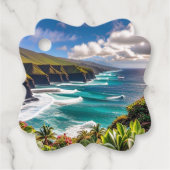 Tropenvibes Geschenkanhänger (Vorderseite)