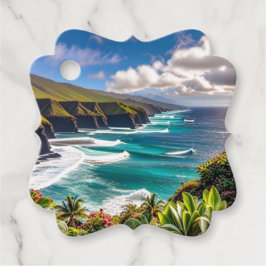 Tropenvibes Geschenkanhänger