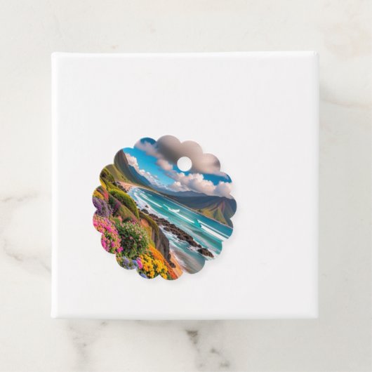 Tropenvibes Geschenkanhänger (Beispiel)