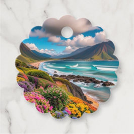 Tropenvibes Geschenkanhänger