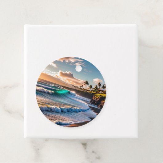 Tropenvibes Geschenkanhänger (Beispiel)