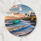 Tropenvibes Geschenkanhänger (Vorderseite)