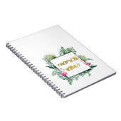 Tropenvibes Notizblock (Rechte Seite)