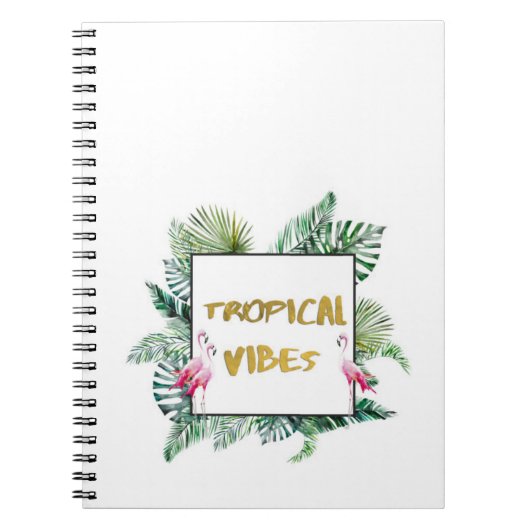 Tropenvibes Notizblock (Vorderseite)