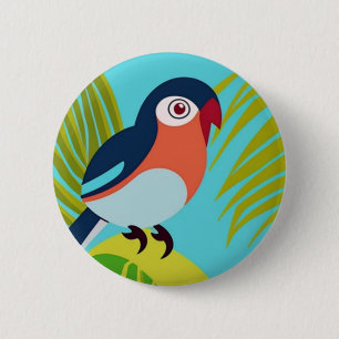 Tropenvogel Button