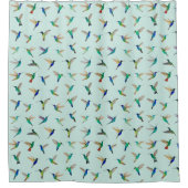 Tropenvögel Duschvorhang (Vorderseite)