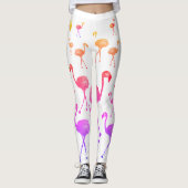 Tropenvögel , Flamingo-Leggings Leggings (Vorderseite)