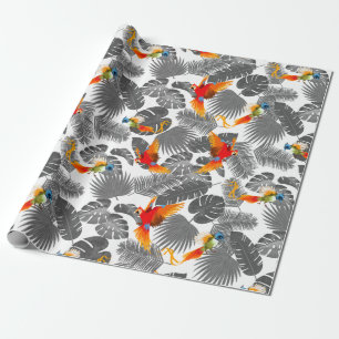 Tropenvögel Geschenkpapier