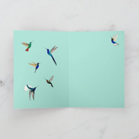 Tropenvögel Karte (Innenseite)