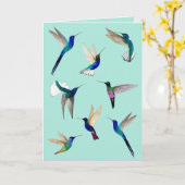 Tropenvögel Karte (Gelbe Blume)