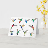 Tropenvögel Karte (Gelbe Blume)