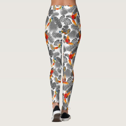 Tropenvögel Leggings (Rückseite)