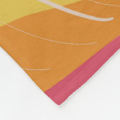 Tropenwald. Abstrakter Illustrationspunkt Fleecedecke (Ecke)