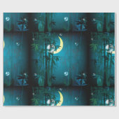 Tropenwald bei Nachtschwärmer Geschenkpapier (Flach)
