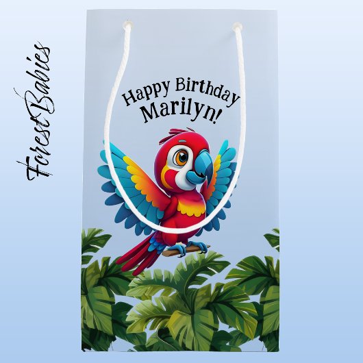 Tropenwald Dschungel Macaw Safari Parrot Bird Kleine Geschenktüte