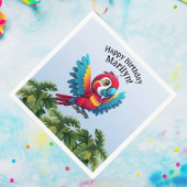 Tropenwald Dschungel Macaw Safari Parrot Bird Serviette