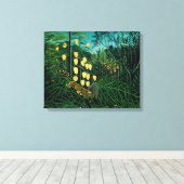 Tropenwald Leinwanddruck (Insitu (Holzboden))