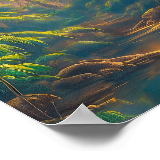 Tropenwald Poster (Ecke)