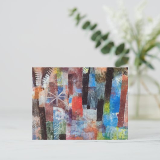 Tropenwald von Paul Klee Postkarte (Stehend Vorderseite)