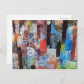 Tropenwald von Paul Klee Postkarte (Vorne/Hinten)