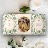 Tropenwaldelephant auf einer indischen Hochzeit Dreifach Gefaltete Einladung