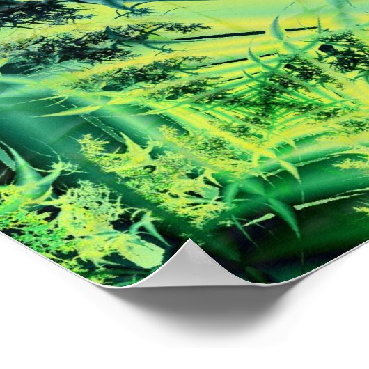 Tropenwärme Poster (Ecke)