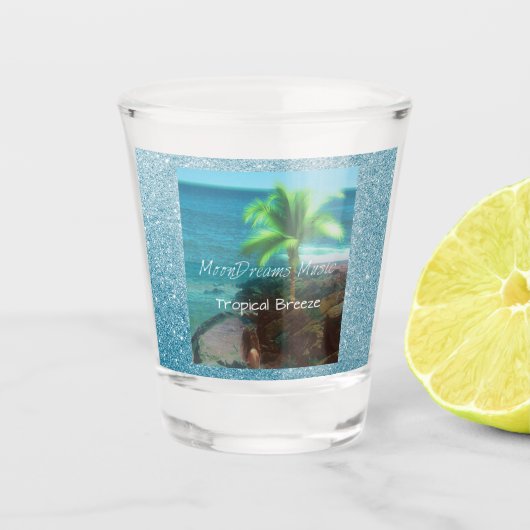 Tropenwind Schnapsglas (Vorderseite)