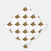 Tropenwinkel-Schwarz-Gold-Fische Geschenkschachtel (Ungefaltet)