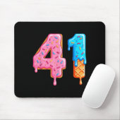 Tropf 41 Meme Cool Baseball-Stil Nummer Einundvier Mousepad (Mit Mouse)