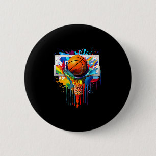 Tropf Sketll Farbe Spritzer Tropf Sketll Slam Dunk Button
