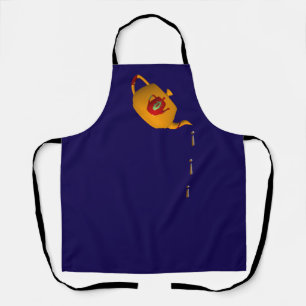 Tropf Tropf Doppel Teekanne Dr Blue Chef Server Schürze