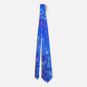 Tropfblau Lava Krawatte (Rückseite)