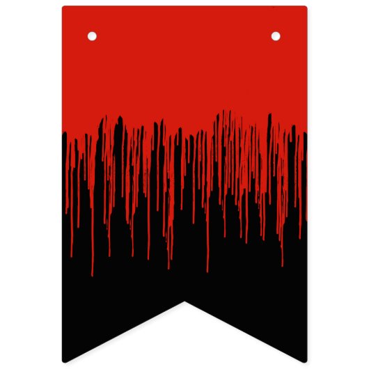 Tropfblumenkrebs Halloween Wimpelkette (Zweite Fahne)